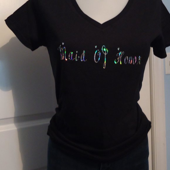 Maid Of Honor T Shirt - Picture 2 of 5